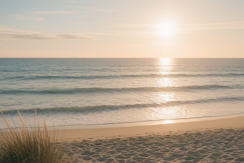 “Soft ocean view representing calm and focus during ADHD therapy in Hermosa Beach”