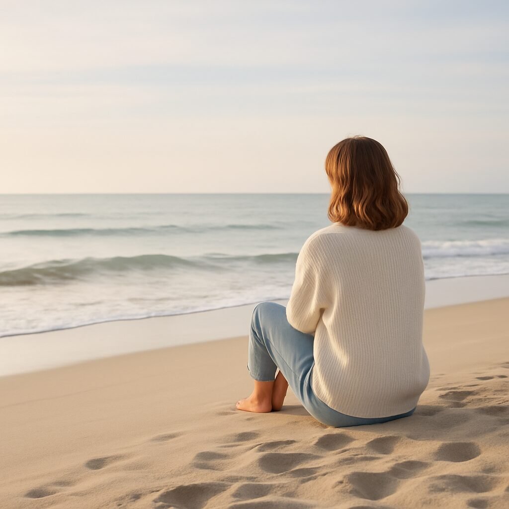 Women sitting in Seal Beach dealing with anxiety ready for therapy