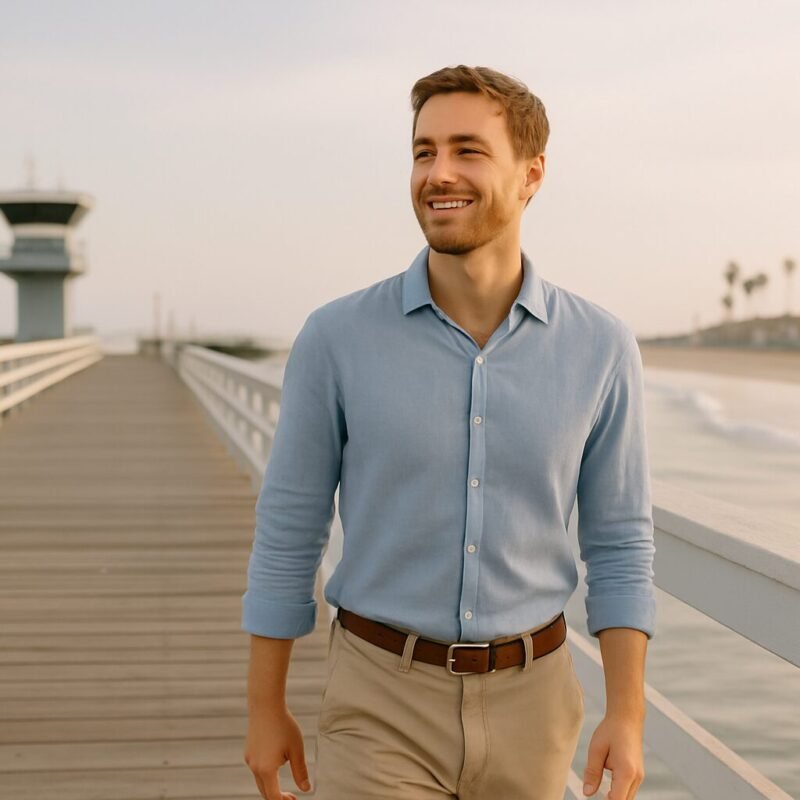 Person feeling hopeful after EMDR therapy in Seal Beach.