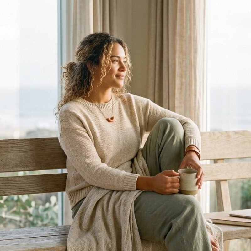 Reflective moment representing Danny Duchene's approach to anxiety, trauma, and career stress therapy